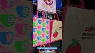 jute big size lunch bag #shorts #shortsvideo #imayamcrafts