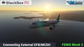 FENIX Block 2 - Connecting the external EFB/MCDU