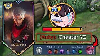 Unbeatable YU ZHONG vs Ruby Showdown | YU ZHONG VS Ruby | Yuzhong Gameplay #mlbb