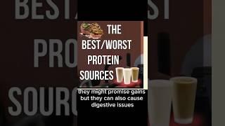 The BEST & WORST Protein Sources explained #health #weightlossdiet #proteinpowder #motivation