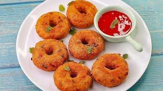 POTATO DONUTS RECIPE || POTATO SNACKS || ALOO DONUTS RECIPE ||