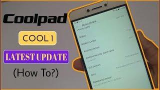 How to update coolpad cool1?