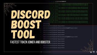 Discord Token OAuth Joiner & Boost Tool - Ultimate Guide (2024) | Boost Your Server Fast!