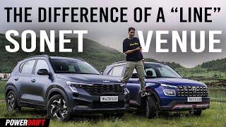 Kia Sonet X-Line vs Hyundai Venue N-Line: Which is Worth Your Money? | PowerDrift