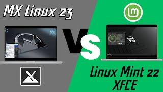 MX Linux 23 XFCE vs Linux Mint 22 XFCE | RAM Consumption