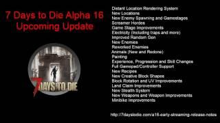 7 Days to Die Alpha 16 Upcoming Update