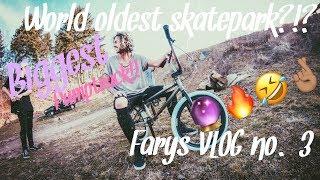 RIDING BMX - SUPER OLD SKATEPARK | PUMP IT PUMPTRACK! Lekce němčiny | AIRBAG OFF | FARYS VLOG No. 3