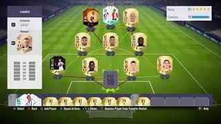 FIFA 18 Squad Builder around FUT Birthday Robbin Van persie