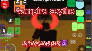 meme picec roblox showcase (vampire scythe)