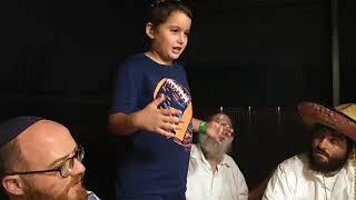 Child explains story of rabbah and Rav zeira on Purim