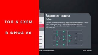 Топ 5 схем в ФИФА 20, с классной тактикой