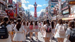 Dotonbori Walking tour 4K HDR 60FPS Osaka Japan