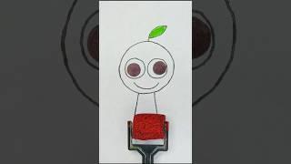 Sprunki OC Apple phase 4 beutiful acrylic paint art # shorts #viral #art #sprunki
