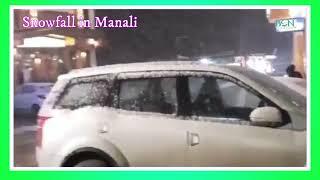 Latest Snowfall in Manali Himachal Pradesh || Bon Travel India