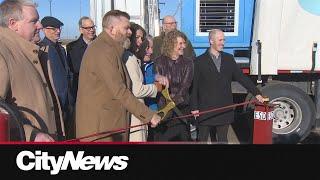 Alberta government celebrates first privately-owned hydrogen fuel station