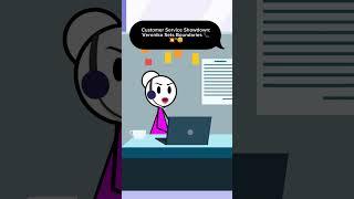 Customer service showdown Veronica sets boundaries  #viral #animation#customerservice