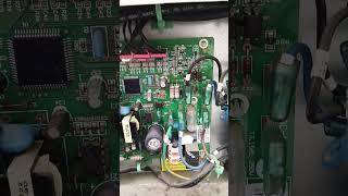 Mitsubishi electric vrf AC ENGINEER 🪛️ train ac cheking PCB card #acpower #sortvideovira #