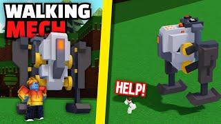 DANGEROUS Walking Mech (Funny Tutorial) | Roblox Build a Boat for Treasure