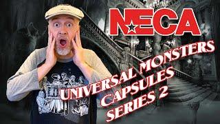 Universal Monsters NECA Capsules Second Edition Unboxing | Classic Horror Collectibles