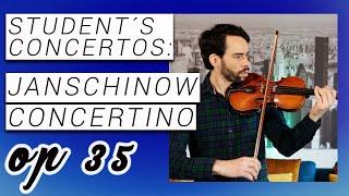 Yanshinov, Aleksey Violin Concertino Op.35 for violin + piano - Janschinow, Alexej - Russian style