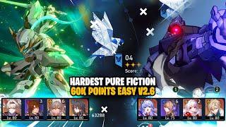 Pure Fiction 2.6 Full Clear - E0S1 Firefly x E2S1 Clara Kuru Kuru | 60K Points | Honkai Star Rail