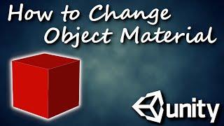 Unity: How to Change Object Material by Script C#