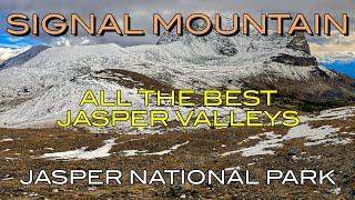 Best views of the town of Jasper valley | Signal Mountain & Mount Tekarra, Jasper National Park