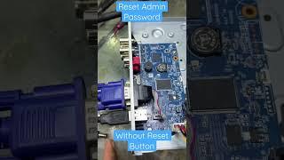 Reset Admin Password if No Reset Button XVR1B04h, XVR1B08h #dahua #youtubeshorts #viralshorts