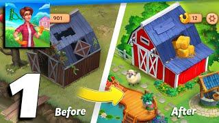 Farmscapes - Gameplay Part 1 Levels 1-6 (Android, iOS) - All Levels