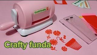 Craft Buddy machine tutorial //Easy craft//Tutorial by Crafty funda6979