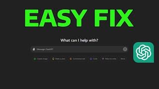 How To Fix ChatGPT not Working Loading Launching Website