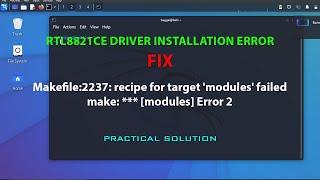 LINUX: Makefile:2237: recipe for target 'modules' failed