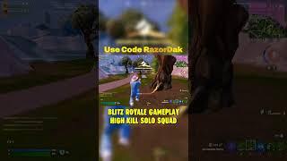 NEW BLITZ ROYALE MODE GAMEPLAY - HIGH KILL SOLO SQUAD | #Fortnite #Gaming #Shorts