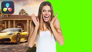 How To REMOVE GREEN SCREEN In Davinci Resolve 20