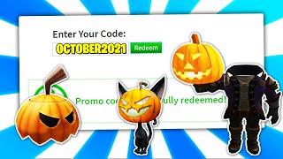 ALL NEW OCTOBER Roblox Promo Codes on ROBLOX 2021! | Halloween Roblox Promo Codes?! (2021)