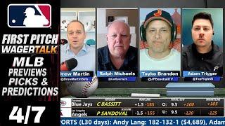MLB Predictions, Picks and Odds Today | MLB Betting Advice and Tips | First Pitch | April 7