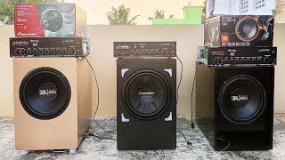 Heavy bass amplifier only 6500rs/pioneer 12 inch subwoofer 400w rms powerful Amplifier 2 ohms load