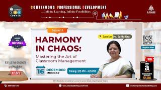 Harmony in Chaos: Mastering the Art of Classroom Management | 3:15 PM - 4:15 PM | S Chand Academy