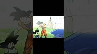 Goku went to meet his future kid version with the time machine #goku #anime #dbz #shorts