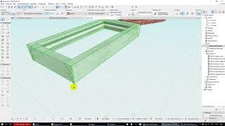 Archicad. Молдинг (рамка, фрамуга) сложным профилем. Три способа, их преимущества и недостатки.