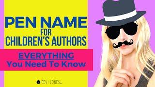 Pen Name for Authors - Everything you need to know!
