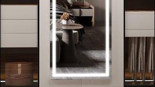 Hasipu Full Length Mirror with Lights, Lighted Floor Standing LED Mirror Full Length Review