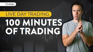 [LIVE] Day Trading | 100 Minutes of Trading - My Results