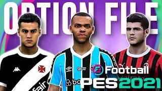 OPTION FILE DE SETEMBRO PARA PES 2021 ATUALIZAÇÃO PARA TEMPORADA 2025 | PS4, PS5 E PC