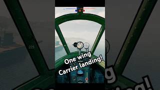 #Enlisted - D3A1 with one wing lands on carrier! #sabaton #Gaming