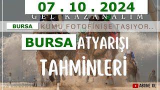 07 ekim 2024 Pazartesi Bursa At Yarışı Tahminleri At Yarışı Yorumlar-youtube-tjk-canlı bahis-canlıTV