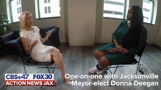 Full interview: Jacksonville mayor-elect Donna Deegan talks to Action News Jax's Tenikka Hughes