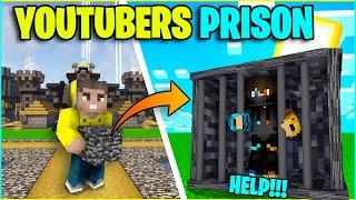 Minecraft, But Youtubers Trapped Me In Bedrock Prison| Minecraft Hindi