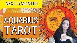 AQUARIUS  Big Changes Are Coming! Summer Solstice Tarot 2025 - Your Next 3 Months!
