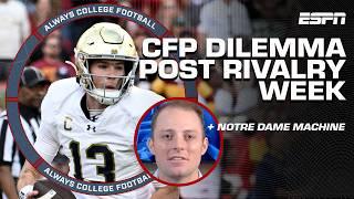 McElroy’s Top 10: CFP rankings dilemma, the Notre Dame machine & more | Always College Football